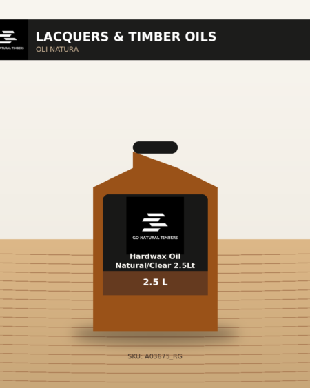 Hardwax Oil Natural/Clear 2.5Lt