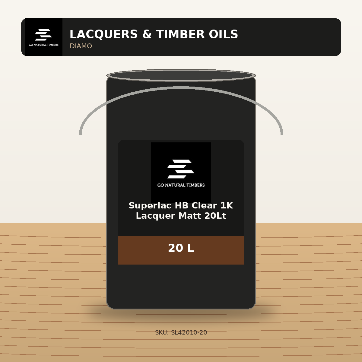 Superlac HB Clear 1K Lacquer Matt 20Lt